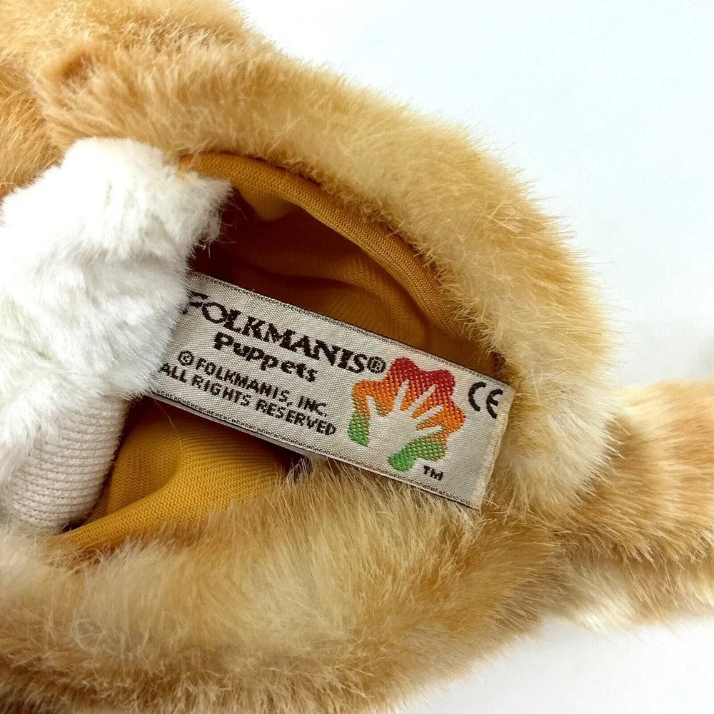 FOLKMANIS Puppet Orange Tabby‎ Cat Kitten 9